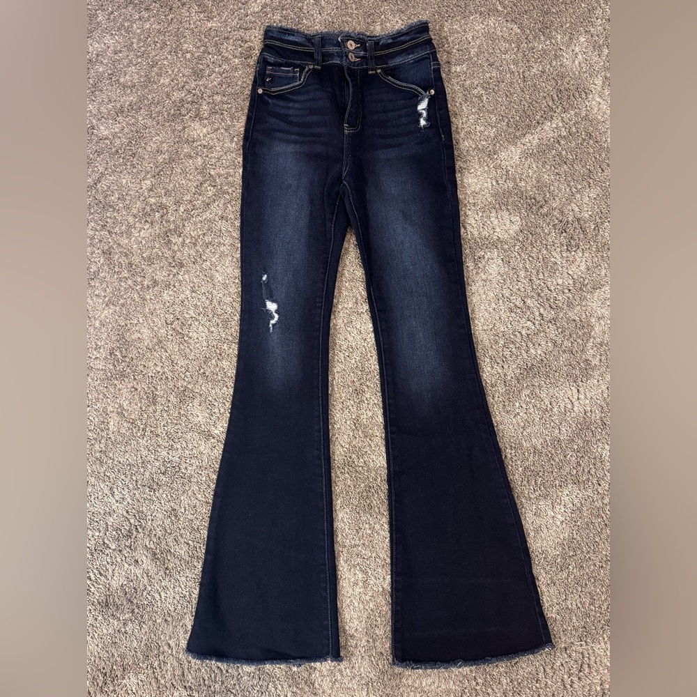 KANCAN HIGH RISE FLARE JEANS
